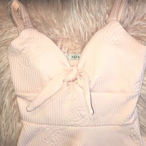 papaya light pink dress